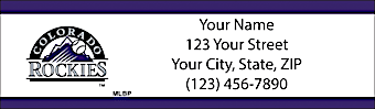 Colorado Rockies™ MLB® Return Address Label