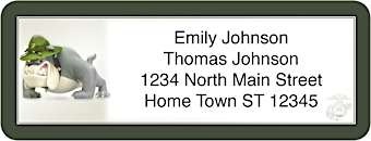 U.S. Marines Return Address Label