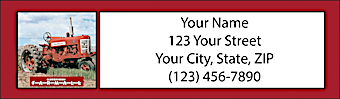 Farmall Return Address Label