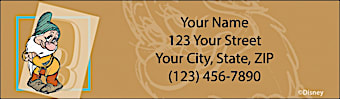 The Seven Dwarfs Return Address Label