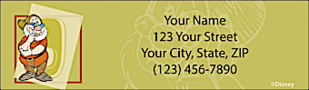 The Seven Dwarfs Return Address Label