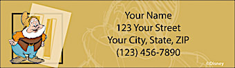 The Seven Dwarfs Return Address Label