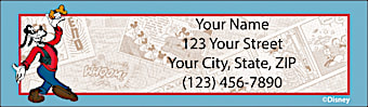 Sketch Book Mickey Return Address Label