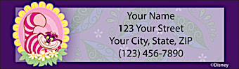 Alice In Wonderland Return Address Label