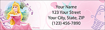 Disney Princess Dreams Return Address Label