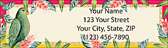 Parrot Bay Return Address Label