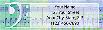 Music Speaks Return Address Label