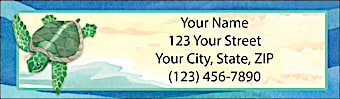 Turtle Tides Return Address Label