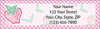 Strawberry Fields Return Address Label