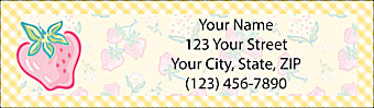 Strawberry Fields Return Address Label