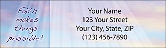 New Day Return Address Label