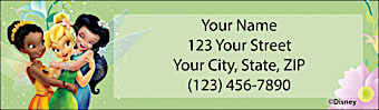 Tinker Bell & Friends Return Address Label