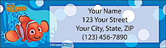 Finding Nemo Return Address Label