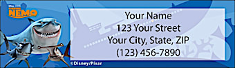 Finding Nemo Return Address Label