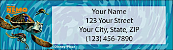 Finding Nemo Return Address Label