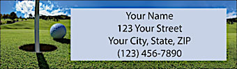 Golf Return Address Label