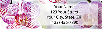 Exotic Flowers Return Address Label