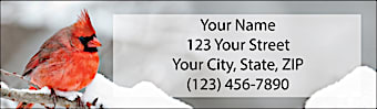 Cardinals Return Address Label