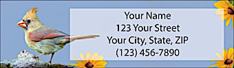 Cardinals Return Address Label