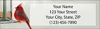 Cardinals Return Address Label