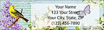 Garden Whispers Return Address Label