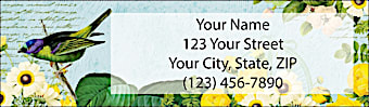 Garden Whispers Return Address Label