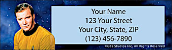 Star Trek Return Address Label