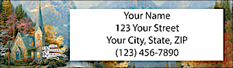 Best of Thomas Kinkade Return Address Label