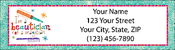 Hairstylists Rule! Return Address Label