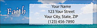 Oceans of Faith Return Address Label