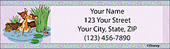 Disney Classic Romance Return Address Label