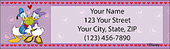 Disney Classic Romance Return Address Label