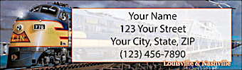 Diesel Trains Return Address Label