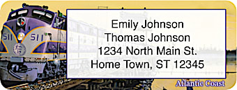 Diesel Trains Return Address Label