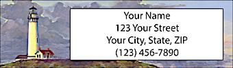 America's Favorite Lighthouses Return Address Label