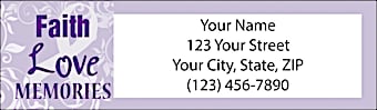 Alzheimers Awareness Return Address Label