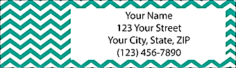 Chevron Chic Return Address Label