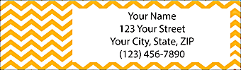 Chevron Chic Return Address Label