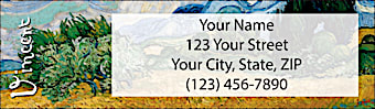 Van Gogh Return Address Label