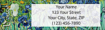 Van Gogh Return Address Label