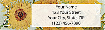 Van Gogh Return Address Label