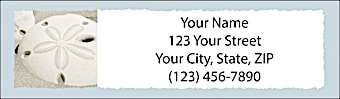 Beach Treasures Return Address Label