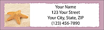 Beach Treasures Return Address Label