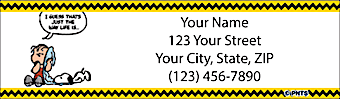 Classic Peanuts Return Address Label