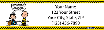 Classic Peanuts Return Address Label