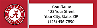 University of Alabama Return Address Label