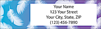 Feathers Return Address Label