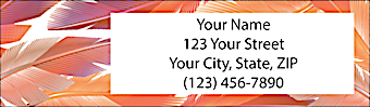 Feathers Return Address Label