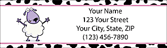 Farm Animal Antics Return Address Label