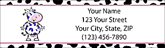 Farm Animal Antics Return Address Label